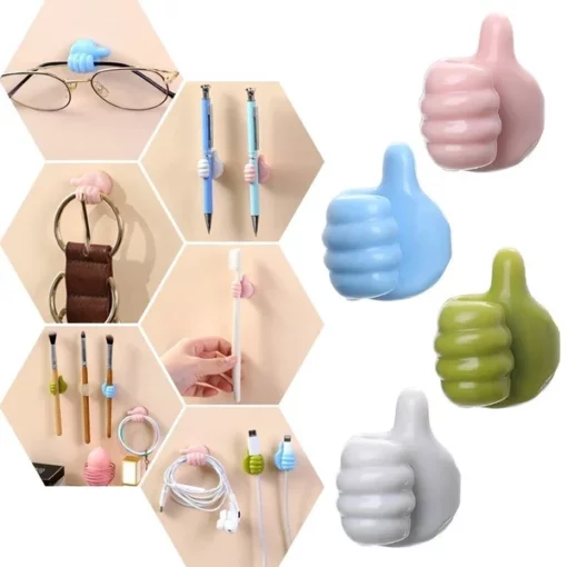 5 Pcs set Creative Thumbs Up Wall Hook