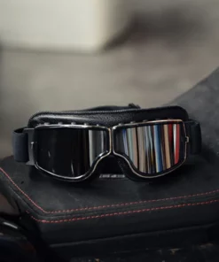 Motorcycle Leather Goggles Glasses