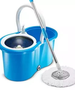 Spin Mop And Bucket Floor Cleaning System