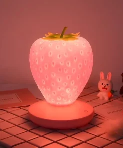 Strawberry Night Light Soft Silicone Table Lamp