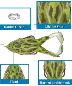 Double Propeller Frog Soft Bait