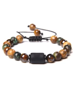 ASOLOGY RETRO TigeriteION Jasper Bracelets