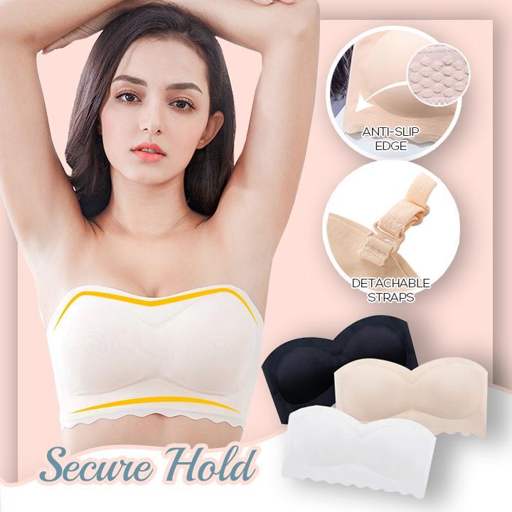 Ice Silk Non-slip Tube Top Strap Bra in 2023