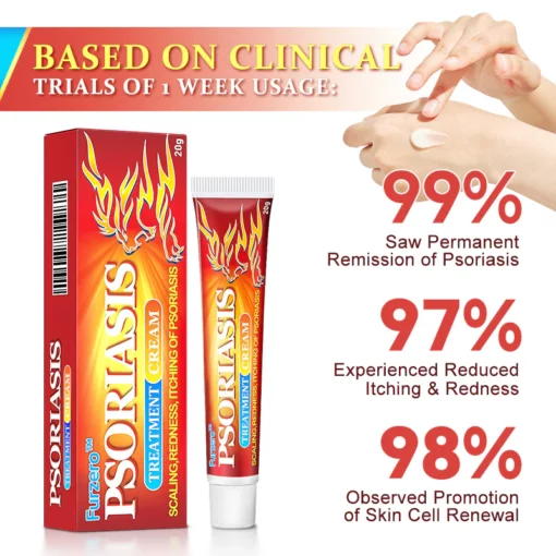 Furzero™ PsoriaKing Psoriasis Antibacterial Treatment Cream