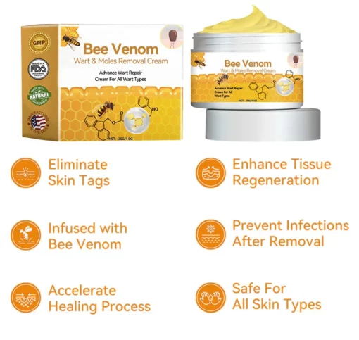 AQA™ Bee Venom Wart & Moles Removal Cream