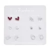 Diamond Flower Stud Earrings