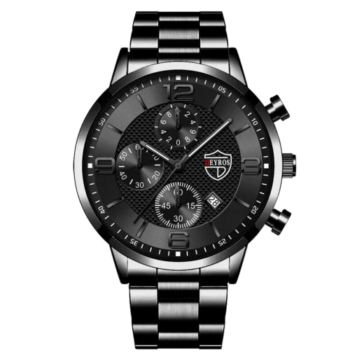 Stainless Steel Quartz Wrist Watch