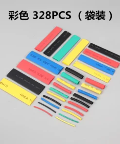 328pcs Heat-shrink Tubing Thermoresistant Tube Heat Shrink Wrapping Kit Electrical Connection Wire Cable Sleeving