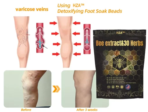 HZA™ Bee extract & 30-Herb Detox Foot Soak Beads