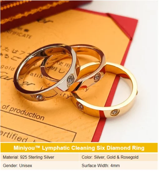 Miniyou™ Lymphatic Cleaning Six Diamond Ring