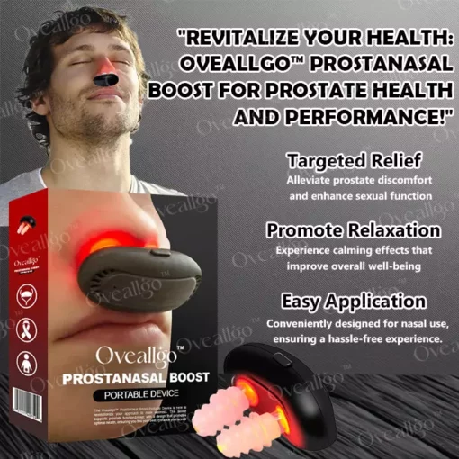 Oveallgo™ ProstaNasal Boost Portable Device