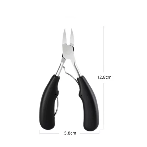 Professional Toe Nail Clippers Cutter Ingrown Toenail Tool Thick Nail Dead Skin Dirt Remover Super Sharp Curved Blade Nail Tools