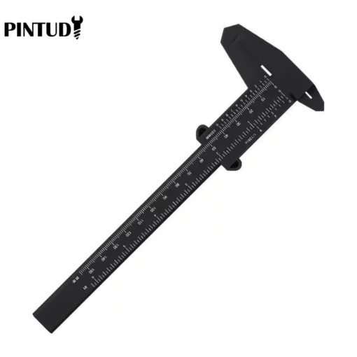 1PC Plastic Vernier Caliper Digital Caliper Mini Text Play Caliper Student Vernier Ruler 0 to 150mm Measuring Tool