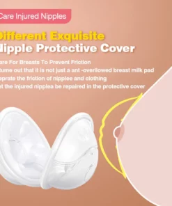 Dr.isla Silicon 2Pcs Breastpad Saver Shield Breast Milk Collector BPA Free Penampung ASI