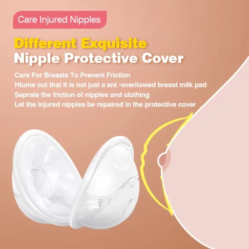 Dr.isla Silicon 2Pcs Breastpad Saver Shield Breast Milk Collector BPA Free Penampung ASI