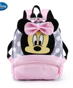 Disney Cartoon Backpack For Baby Boys Girls Minnie Mickey Mouse Children Lovely Schoolbag Kindergarten Schoolbag Kids Gift