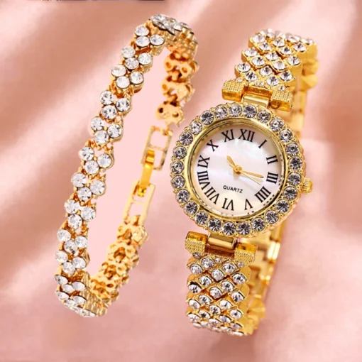 Watch For Women Watches 2023 Best Selling Products Luxury Watch Luxury Brand Reloj Mujer Watch Bracelet Set Diamond Steel Band