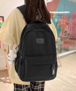 New Female Fashion Lady High Capacity Waterproof College Backpack Trendy Girls Laptop School Bags Cute Girl Travel Book Bag