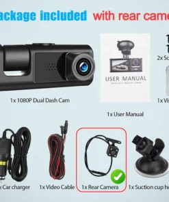 3 Channel Dash Cam