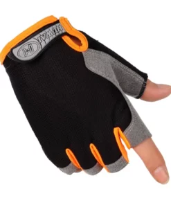 Half Finger Outdoor Cycling Anti Slip Anti Sweat Men Women Half Finger Gloves Breathable Anti Shock Sports Gloves