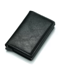 Rfid Credit Card Holder Men Wallets Bank Cardholder Case Small Leather Slim Thin Magic Mini Wallet Smart Minimalist Wallet 2024