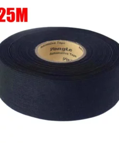 A Roll 25M Adhesive Cloth Fabric Tape Cable Looms Wiring Harness For Car Auto Black Wiring Harness