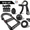 Cross-border Grip Strength Device Five-piece Set Wrist Strength Device Five-finger Trainer Finger Strength Device Silicone Gr...