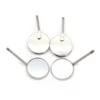 10pcs/set Dental Mouth Mirror Reflector Dentist Equipment Stainless Steel Dental Mouth Mirror Oral Care Tool Set Dental Lab