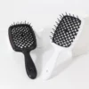 2 combs Scalp Massage Comb fluffy shape comb mesh comb women's hollow wet roll hair brush