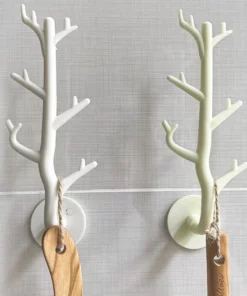 Branch Hook Wall Decor Key Holder Organier Storage Sticky Hooks Coat Rack Hanger Home Decorative Hooks Home Storage