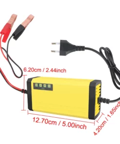 220V Power Puls Repair Charger Motorcycle Battery Charger 12V 2A LED Display Moto Truck Battery Charger Wet Dry Lead Acid Battery