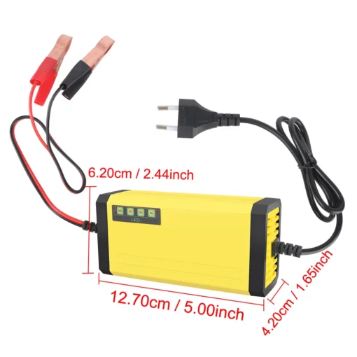 220V Power Puls Repair Charger Motorcycle Battery Charger 12V 2A LED Display Moto Truck Battery Charger Wet Dry Lead Acid Battery