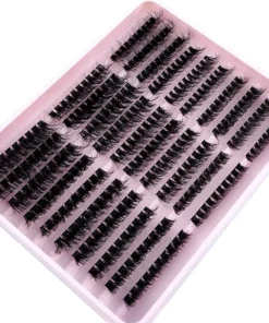 290/300Pcs 5D Fluffy Thick Eyelash Clusters D/DD Curl Wispy Individual Lashes 60+80+100 Mix Eyelash Extensions False Eyelashes