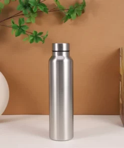 High Quality 1000ml Stainless Steel Sport Water Bottle Single-layer Rugged Water Cup Metal Flask Drinkware Camping Sports Gym