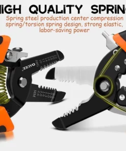 Wire Pliers Stripper Multifunctional Electrician Peeling Household Network Cable Wire Stripper Puller Stripper Cutting Wire Tool