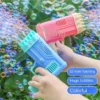 Children's 32 hole bubble machine electric bubble gun outdoor parent-child bubble blowing toys without battery bubble water