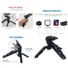 AY49 Smartphone Vlogging Kit With Tripod Phone Holder Mini Microphone LED Fill Light Starter For TikTok Live Stream Video YouTub