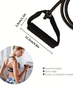 Resistance Bands With Handles, Exercise Bands, Workout Bands With Handles For Men Women, Strength Training Equipment At Home