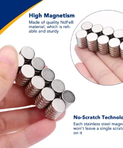 Super Strong Neodymium Disc Magnets Powerful Rare Earth Magnets for Fridge, DIY, Building, Scientific, Craft, and Office Magnets