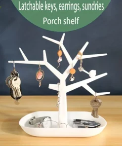 1PC Tree Hanger Creative Necklace Jewelry Necklace Bracelet Jewelry Display Rack Creative Earrings Ring Storage Rack