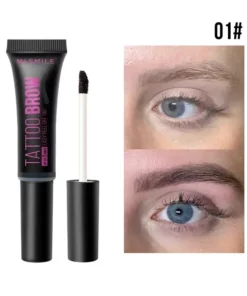 Semi-Permanent Peel Off Dye Eyebrow Cream Waterproof Eye Brow Tattoo Tint 3 Day Long Lasting Tearing Eyebrow Gel Makeup Cosmetic