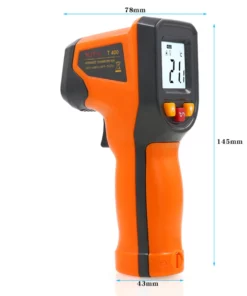 NJTY T400A T600A High Precision Infrared Thermometer, Water Thermometer, Baking and Kitchen Industrial Thermometer