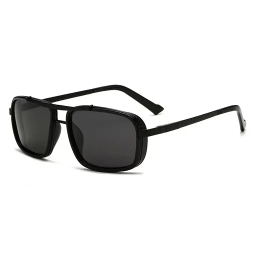 New Sunglasses Punk Sunglasses New Men's Square Uv400 Twin-beam Aviator Sunglasses