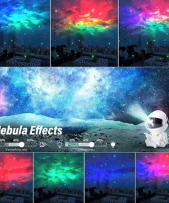 Galaxy Star Astronaut Projector LED Night Light Starry Sky Porjectors Lamp Decoration Bedroom Room Decorative For Children Gifts