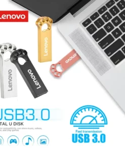 Original Lenovo 2TB USB Flash 3.0 Drive Metal Real Capacity 1TB 512GB Memory Stick High Speed Flash Disk Storage U Disk For PC