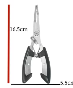 Multifunctional Curved Mouth Road Pliers Stainless Steel Fishing Pliers Scissors Fishing Tools Powerful Horse Fish Line Scissors