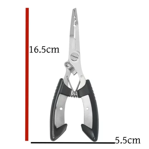 Multifunctional Curved Mouth Road Pliers Stainless Steel Fishing Pliers Scissors Fishing Tools Powerful Horse Fish Line Scissors