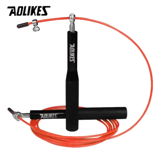 AOLIKES Crossfit Jump Rope Professional Speed Bearing Skipping Fitness Workout Training Equipement MMA Boxing Home Exercise