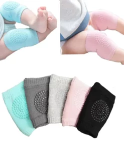 Unisex Baby Toddlers Kneepads Crawling Anti-Slip Knee Elbow Pads Infants Toddlers Protector Safety Kneepad Leg Warmer Socks