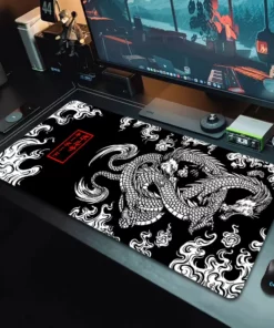 Japanese Dragon Large Gaming Mousepad XXL Keyboard Gamer Mouse Pad on The Table Speed Desk Mat Anime 900x400 700X300 Mouse Mats